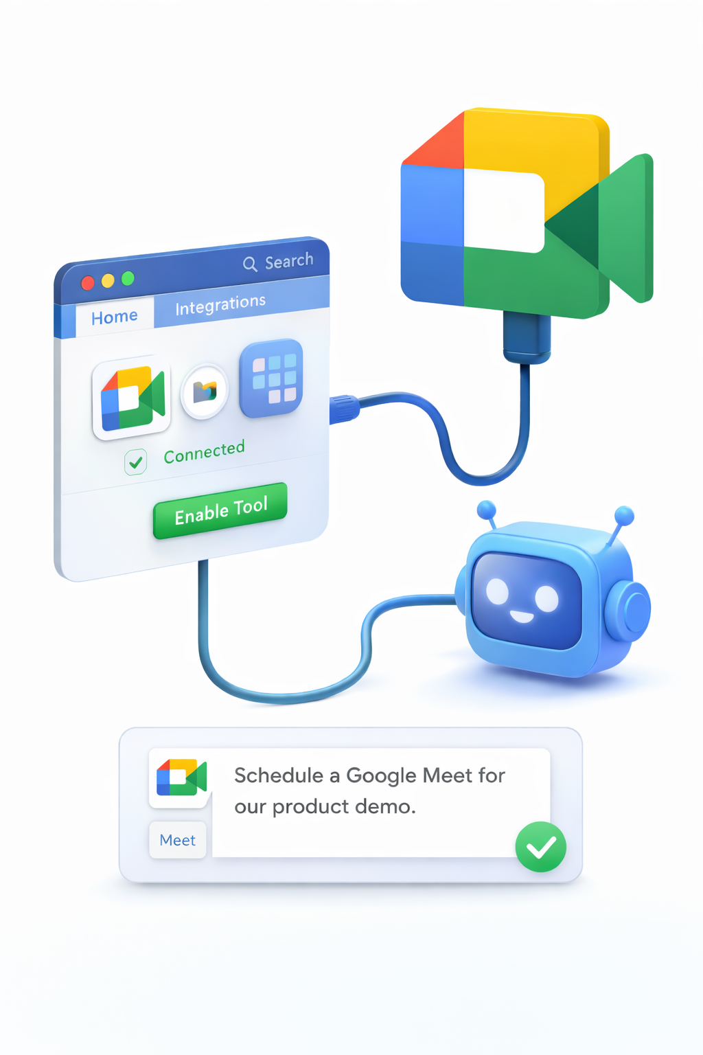 Google Meet Automation & Meeting Intelligence with TenseAI